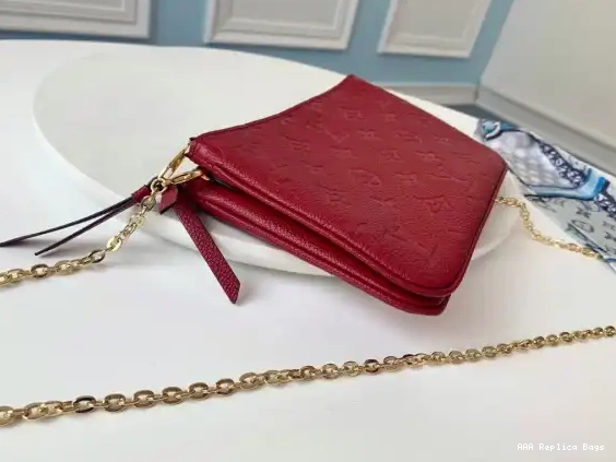 Aaa replica bags ZIP DOUBLE VUITTON POCHETTE LOUIS 0505